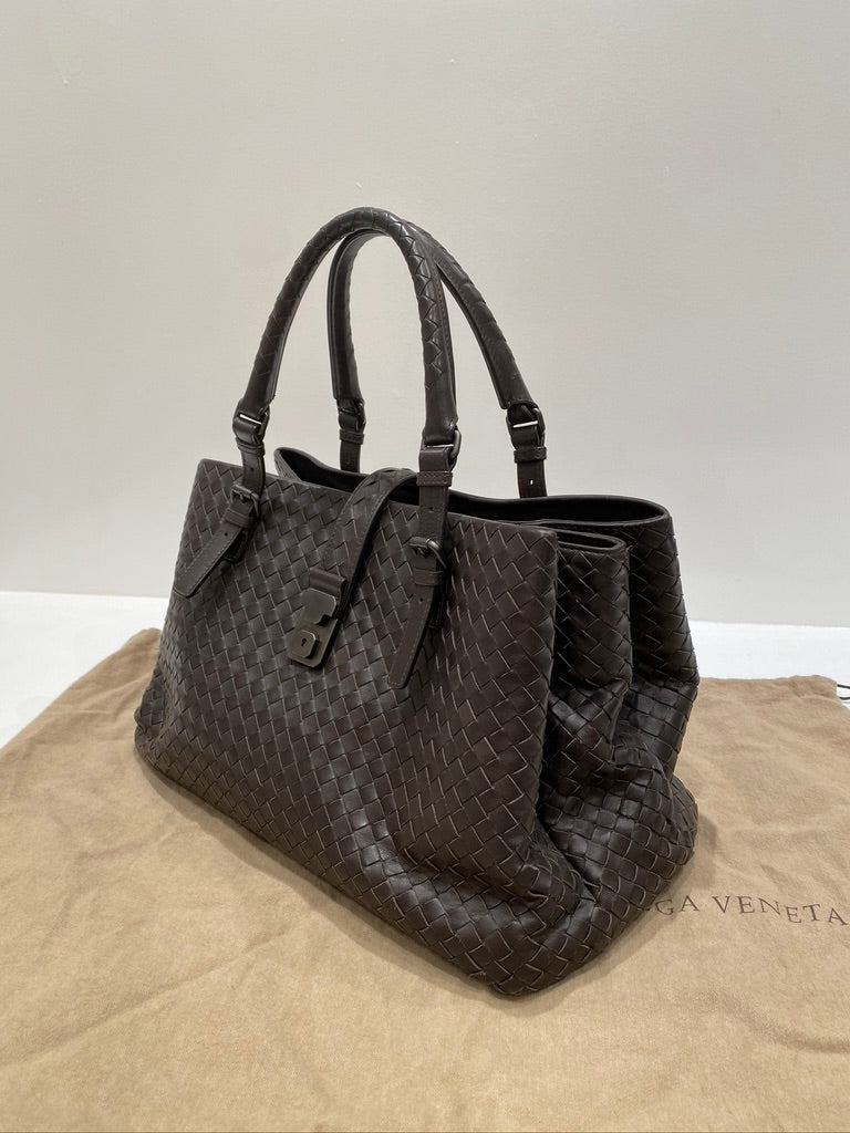 Bottega Veneta Roma Bag - Mørkebrun