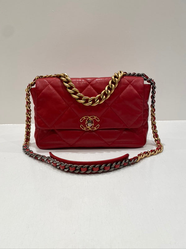 Chanel 19 Large Handbag/Crossbody Taske - (Nypris 52.000 kr)