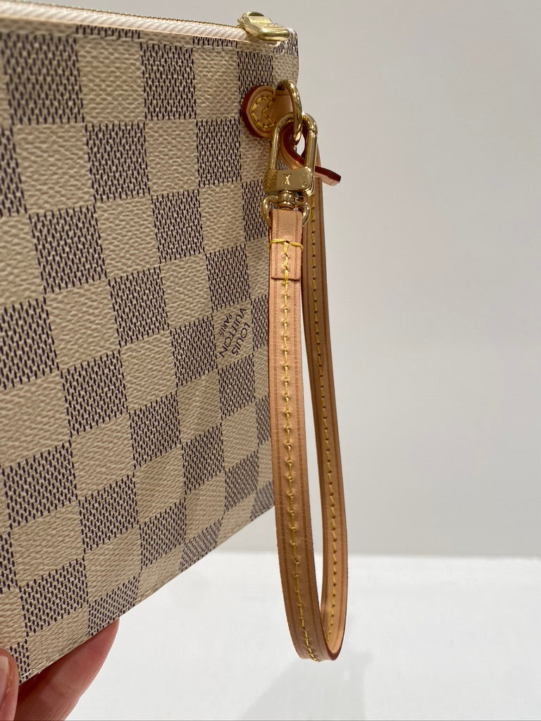 Louis Vuitton Clutch Damier Azur -  (Fra Neverfull Taske)