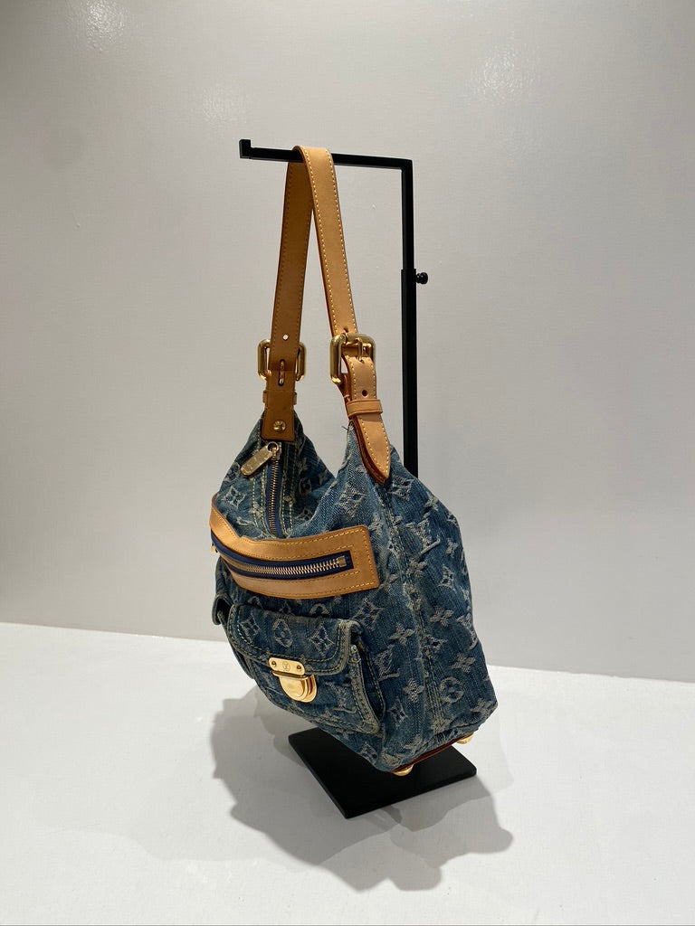 Louis Vuitton Monogram Denim Baggy PM Bag/Taske