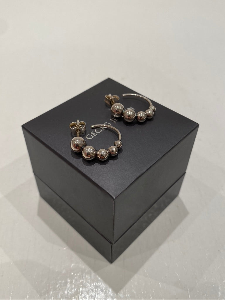 Georg Jensen - Moonlight Grapes Øreringe - Sølv. (Nypris 1.900 kr)