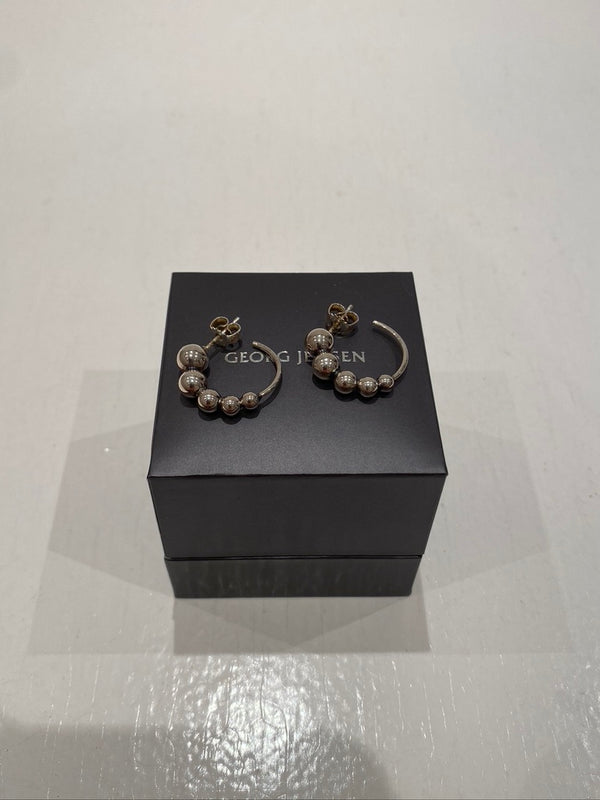 Georg Jensen - Moonlight Grapes Øreringe - Sølv. (Nypris 1.900 kr)