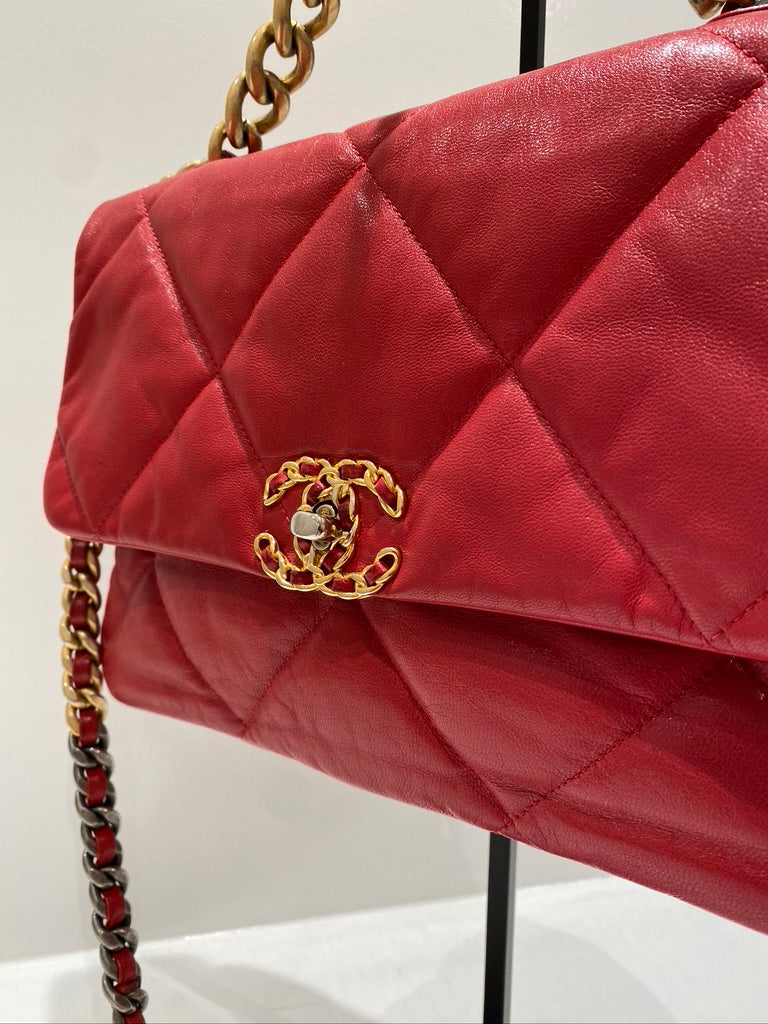 Chanel 19 Large Handbag/Crossbody Taske - (Nypris 52.000 kr)