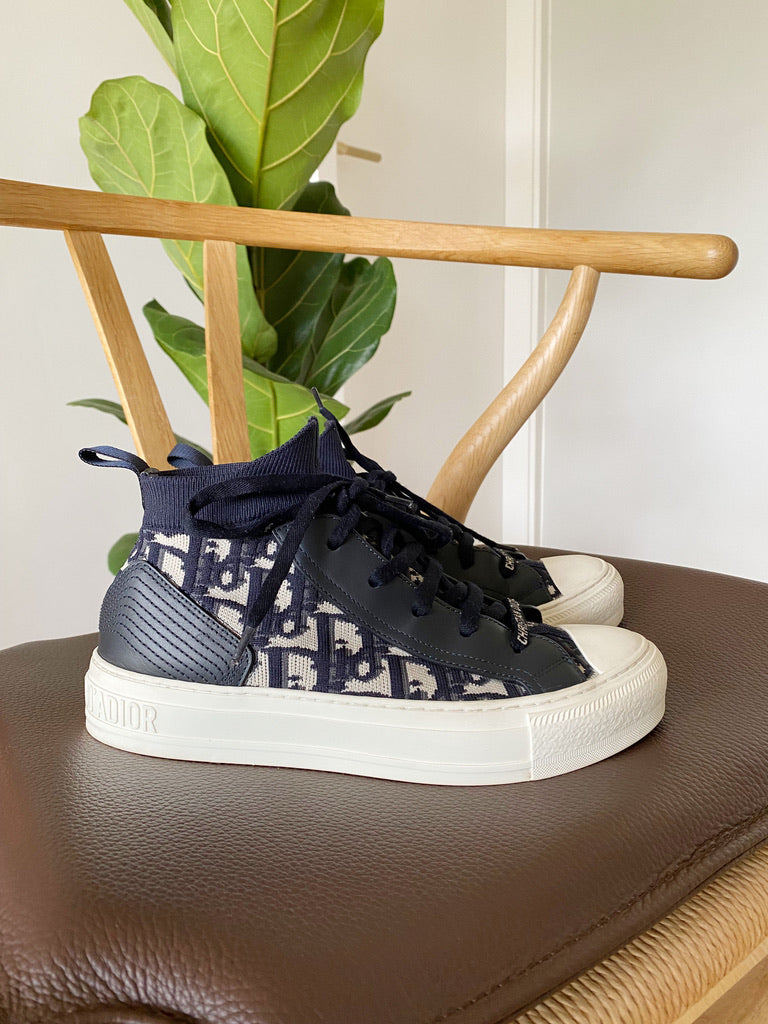 Dior - Walk'n'Dior Sneaker - Str 37,5 - (Nypris ca 7.385 kr/ 990 Euro)