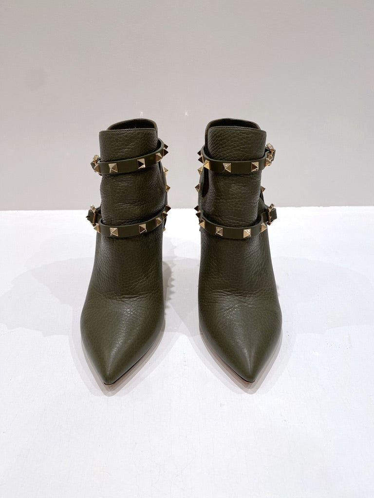 Valentino Ankle Boots/Støvler - Str 38,5 - (Nypris ca 8.500 kr)