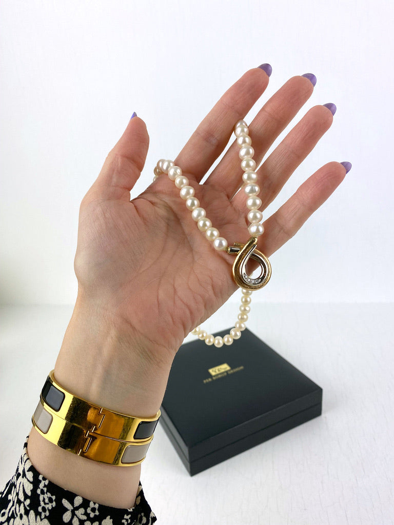 Per Borup Design -  Halskæde - 14 Karat Guld Med Diamanter. (Vurderingspris 21.250 kr)