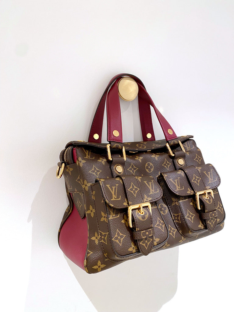 Louis Vuitton Manhatten Mng Raisen Monogram Bag/Taske