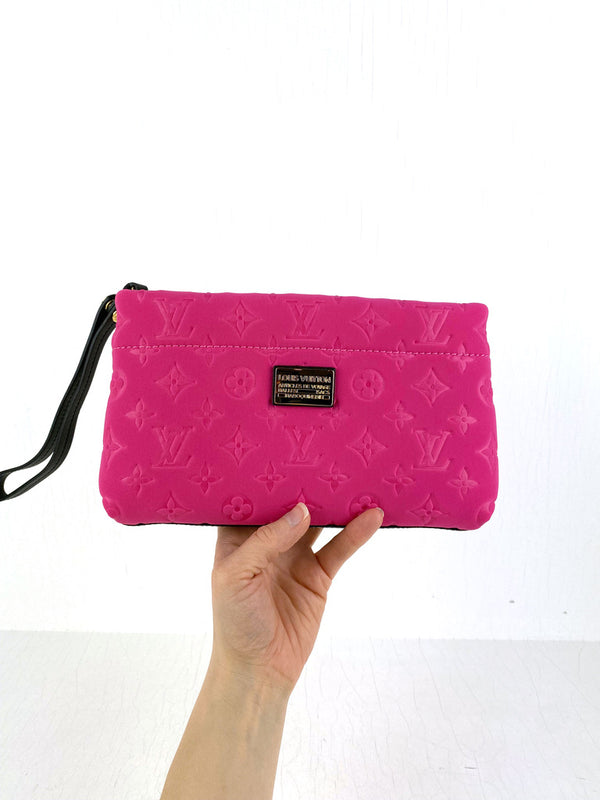 Louis Vuitton Pink Clutch - Scuba Pochette