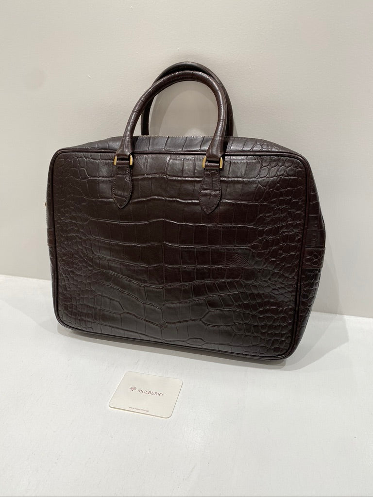 Mulberry Briefcase/Arbejdstaske Med Plads Til Computer