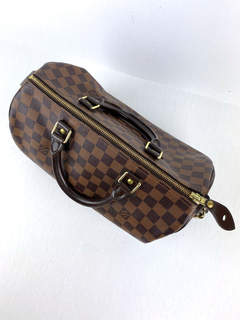 Louis Vuitton - Speedy Taske 30 Damier Ebene - (Nypris 10.500 kr)