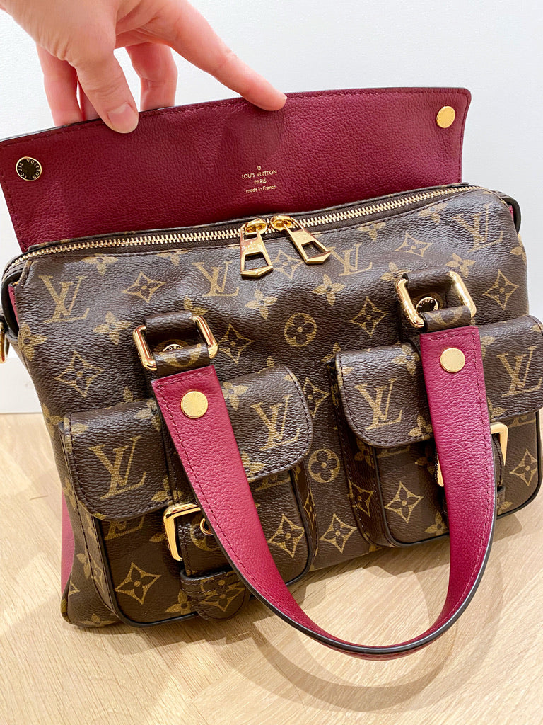 Louis Vuitton Manhatten Mng Raisen Monogram Bag/Taske