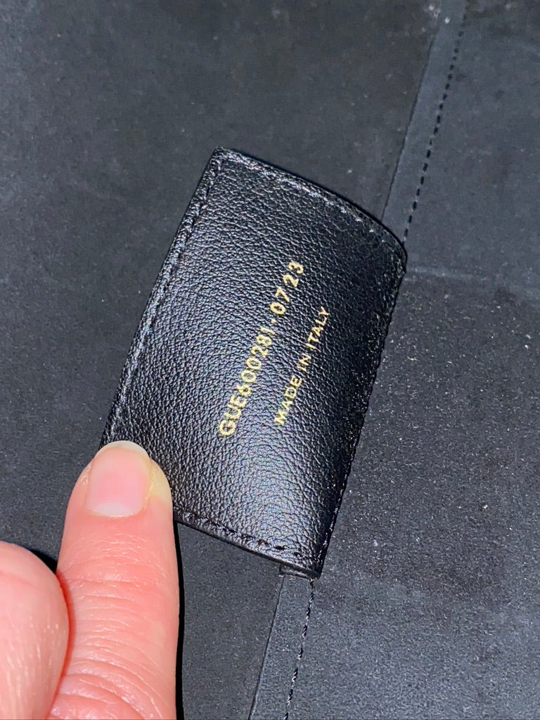 Saint Laurent East/West Shopping Tote i sort læder - (Nypris 1250 Euro/ca 9.340kr)