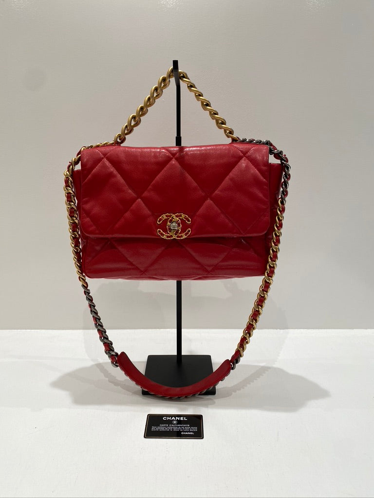 Chanel 19 Large Handbag/Crossbody Taske - (Nypris 52.000 kr)