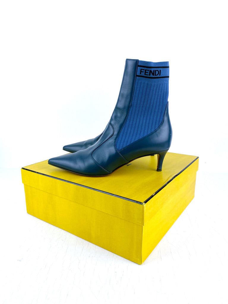 Fendi Støvler - Blå - Str 37,5