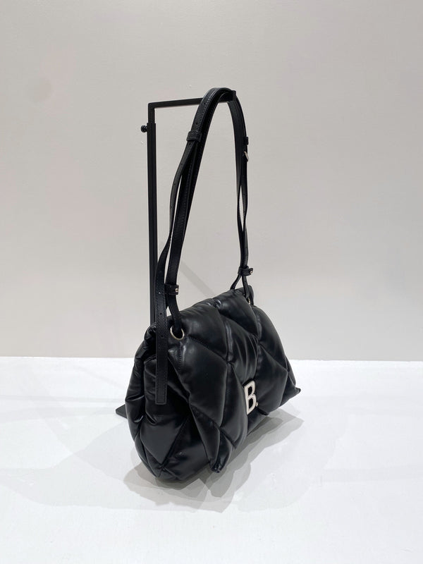 Balenciaga Padded Bag - Sort/ Handbag Touch Puffy Leather