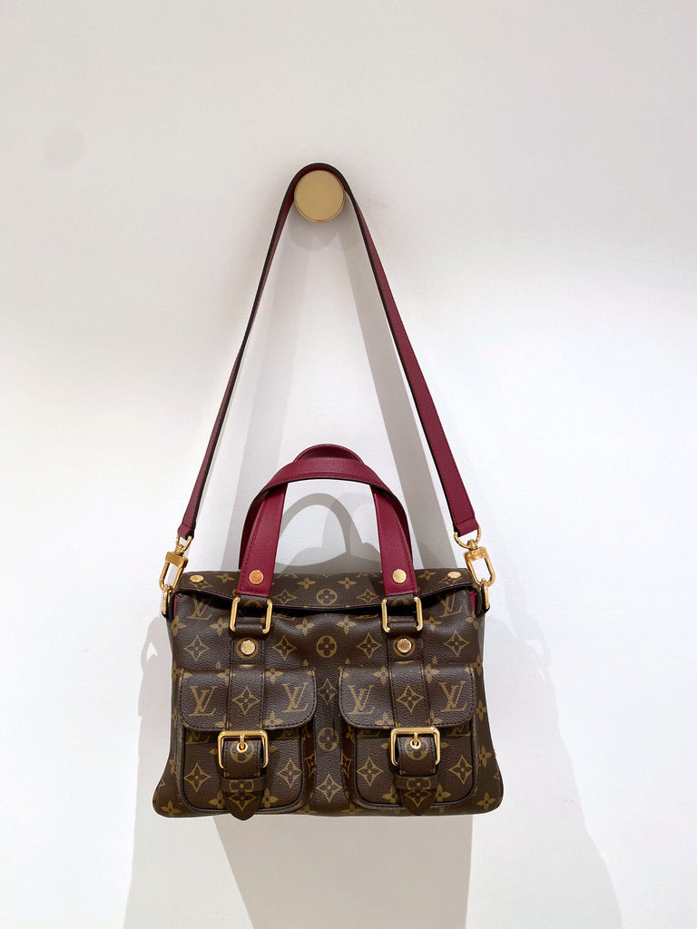 Louis Vuitton Manhatten Mng Raisen Monogram Bag/Taske