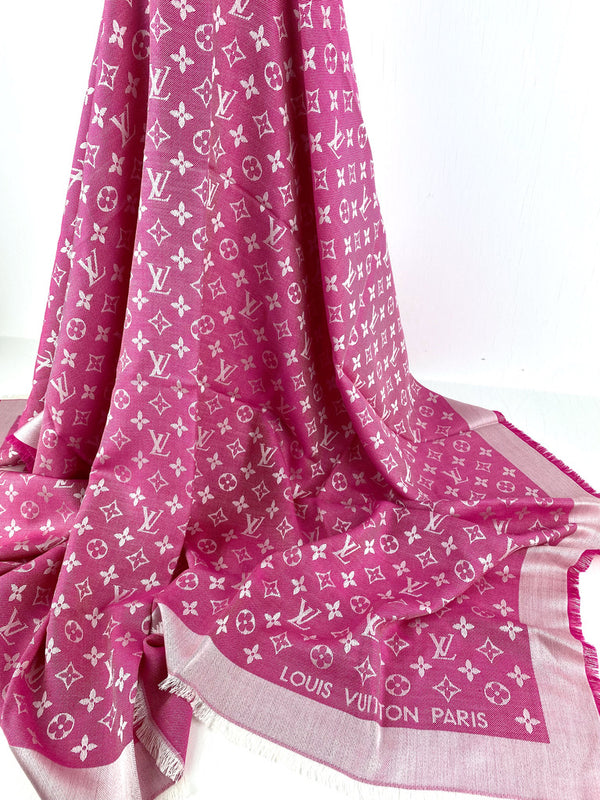 Louis Vuitton Tørklæde - Pink - Shale Monogram Denim