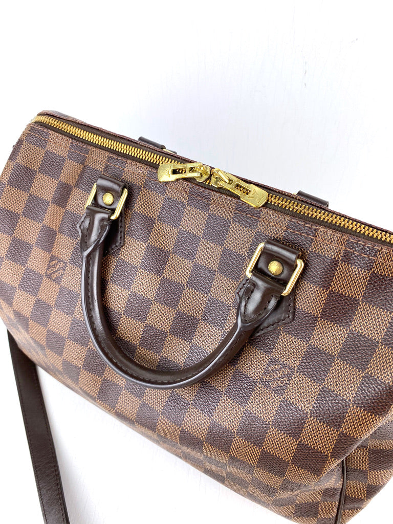 Louis Vuitton Speedy Bandouliére 30 Damier Taske - (Nypris 12.400 kr)