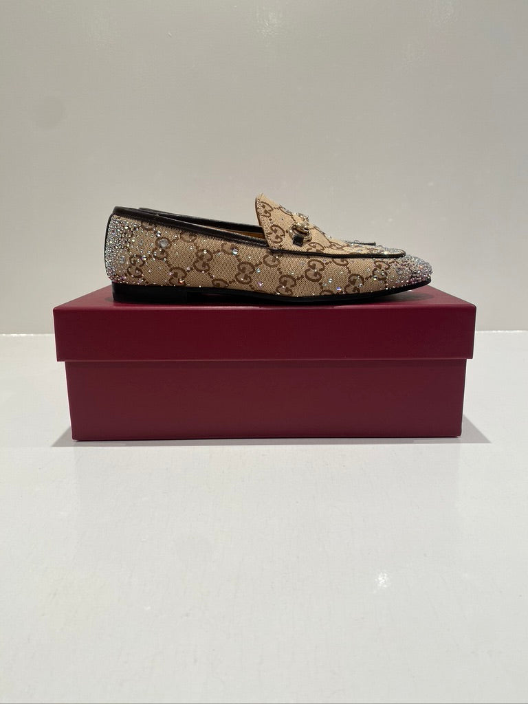Gucci Jordaan loafer-sko - Str 38,5  almindelige i str  - (Nypris 7.150 kr)