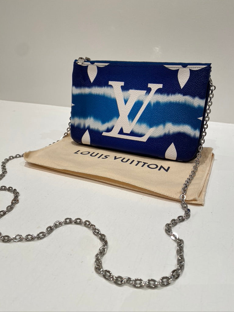 Louis Vuitton Limited Edition - Monogram Giant Escale Double Zip Pochette Taske - Monogram Canvas