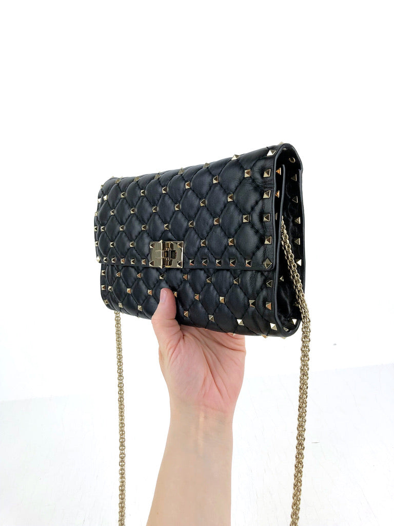 Valentino Rockstud Spike Nappa Leather Crossbody - (Nypris 13.940 kr)