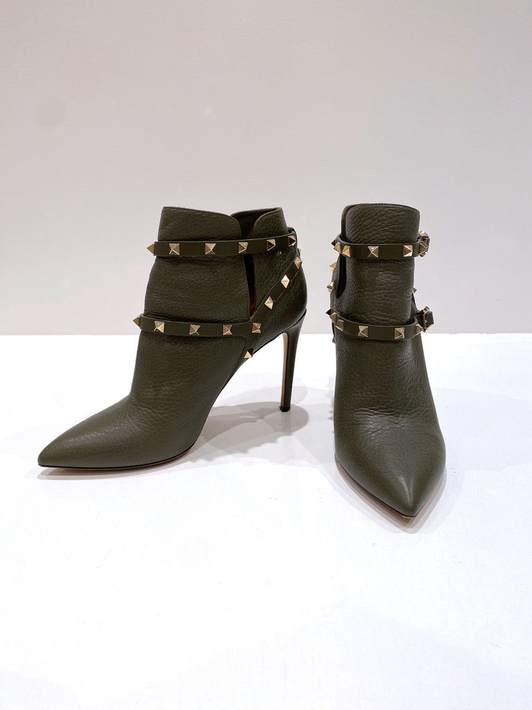 Valentino Ankle Boots/Støvler - Str 38,5 - (Nypris ca 8.500 kr)