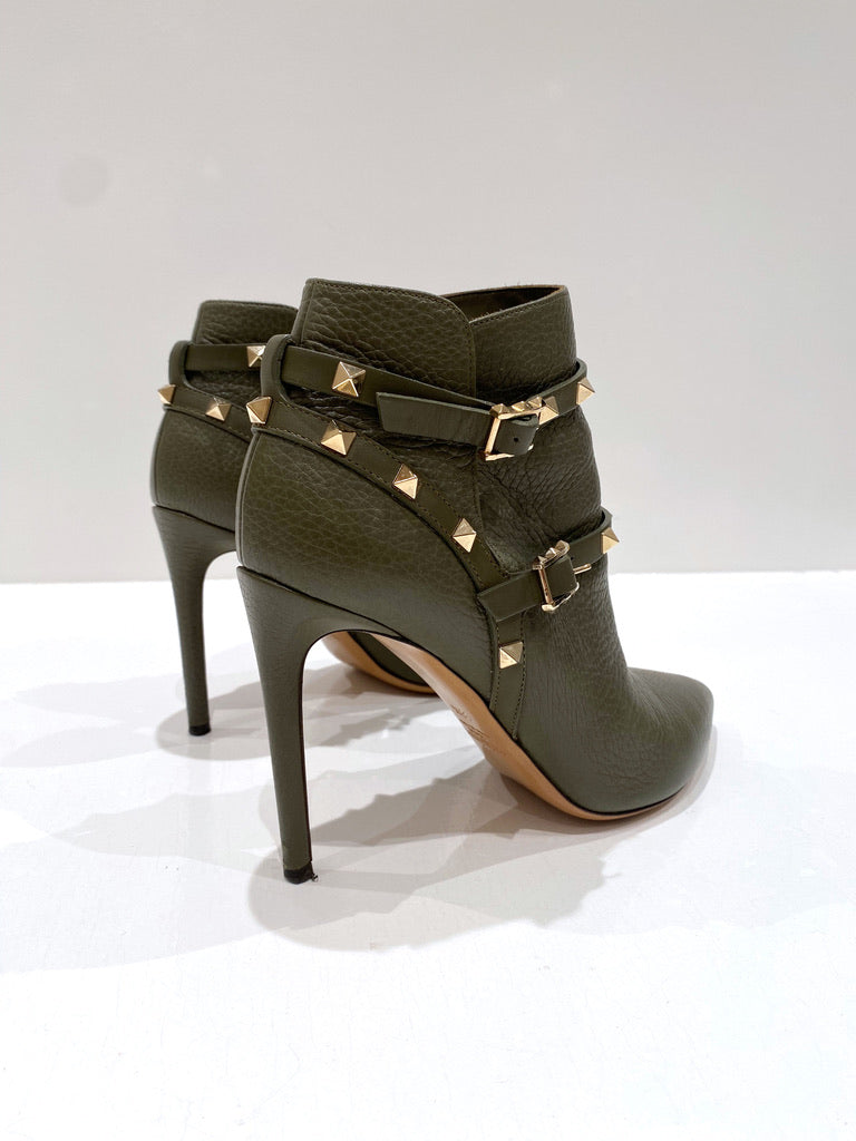 Valentino Ankle Boots/Støvler - Str 38,5 - (Nypris ca 8.500 kr)