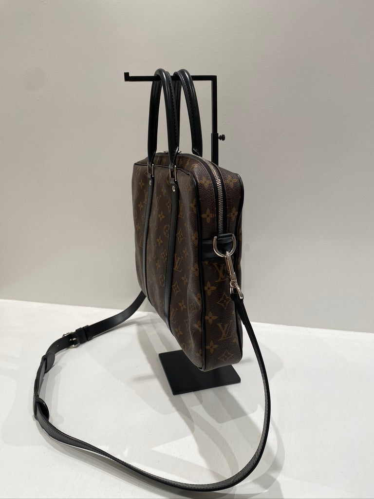 Louis Vuitton Monogram Porte-Documents/ Klassisk Arbejdstaske - (Nypris ca 17.600 kr)