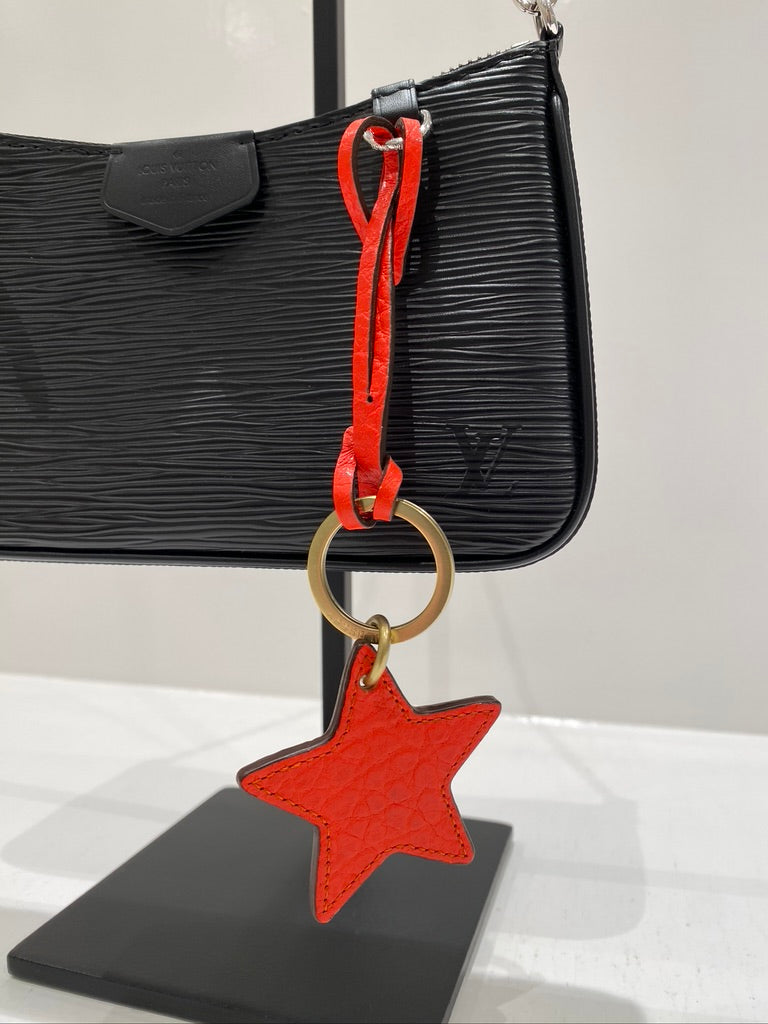 Mulberry Taskesmykke/ Nøglering - Orange Stjerne