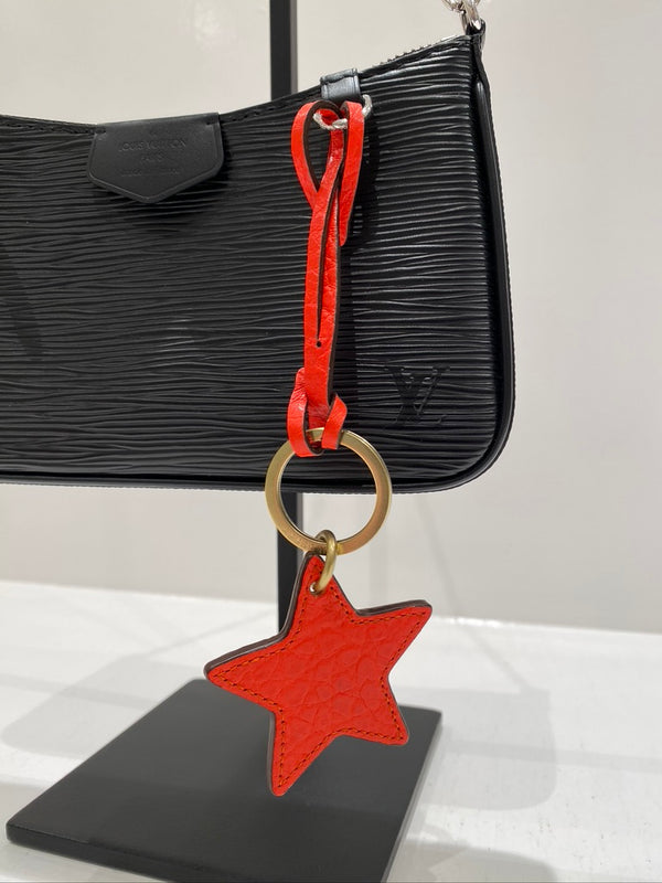 Mulberry Taskesmykke/ Nøglering - Orange Stjerne