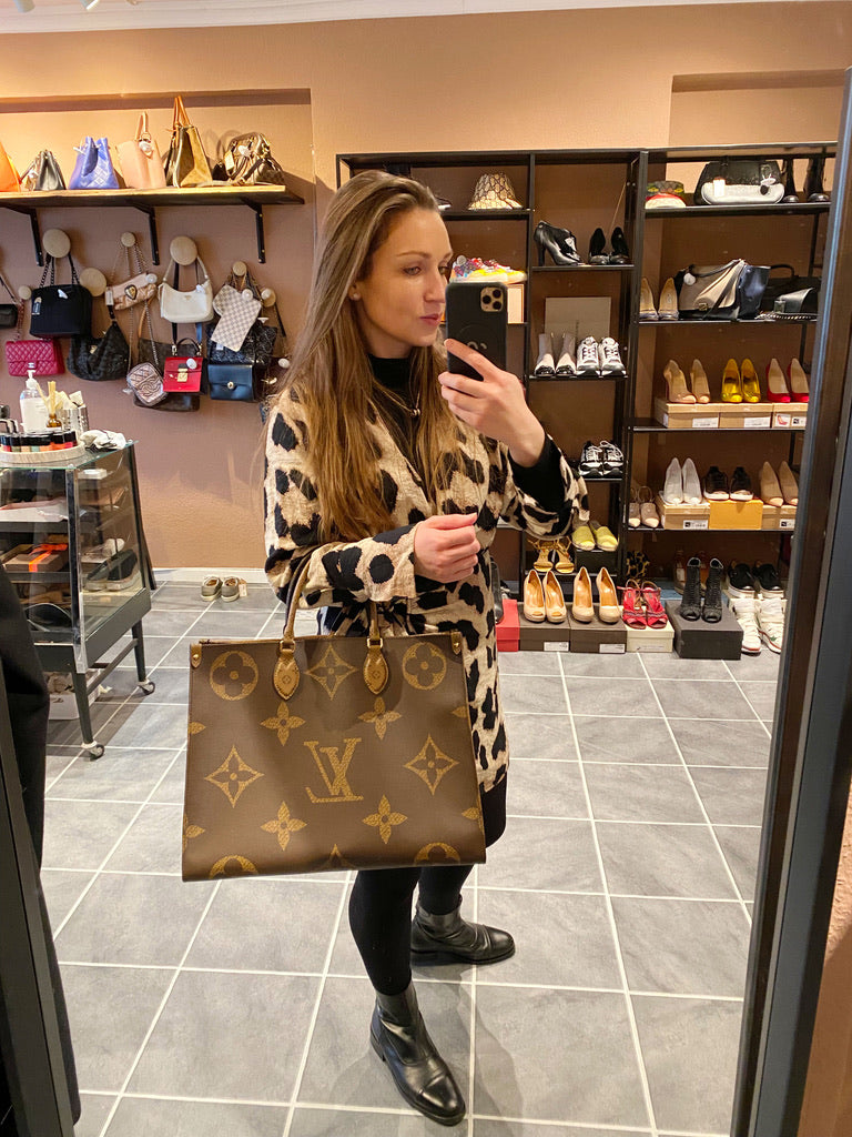 Louis Vuitton On The Go Gm Taske - (Nypris 20.400 kr)