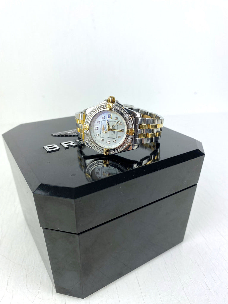 Breitling Cockpit Lady BC Ur - Model B71356 Bemærk Det Er Med Diamanter! - (Nypris ca 68.000 kr)