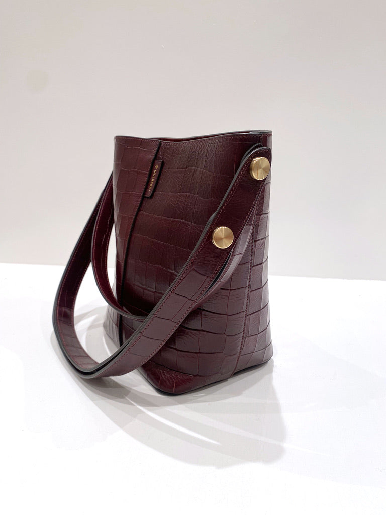 Mulberry Small Kite Tote Deep Oxblood