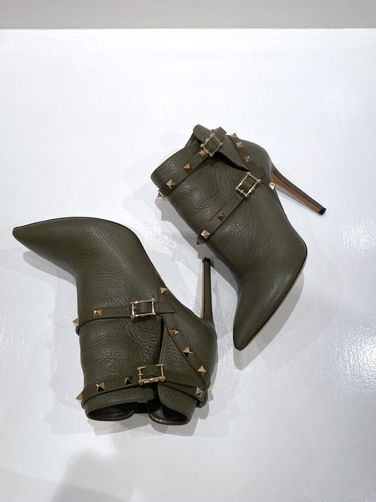 Valentino Ankle Boots/Støvler - Str 38,5 - (Nypris ca 8.500 kr)