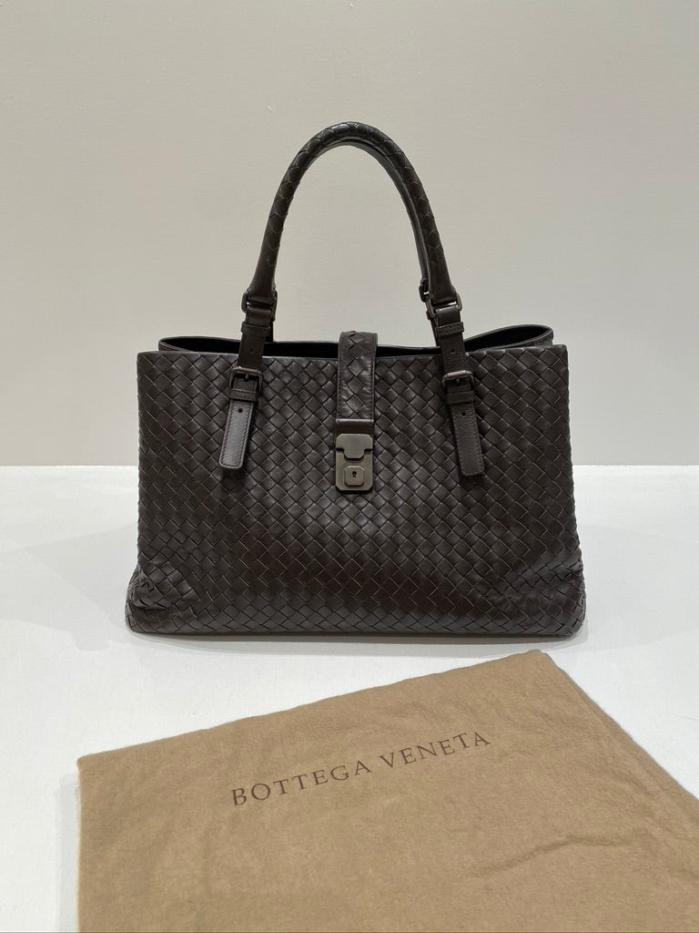 Bottega Veneta Roma Bag - Mørkebrun