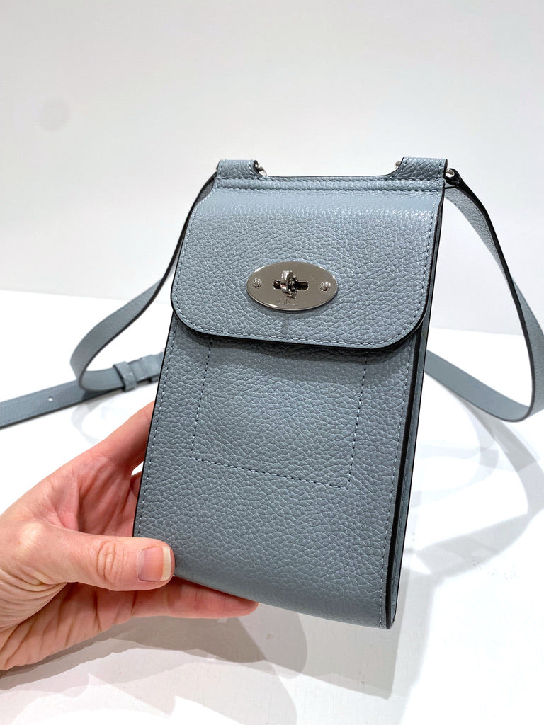 Mulberry Mini Antony Taske - Lyseblå - (Nypris ca 3.900 kr)