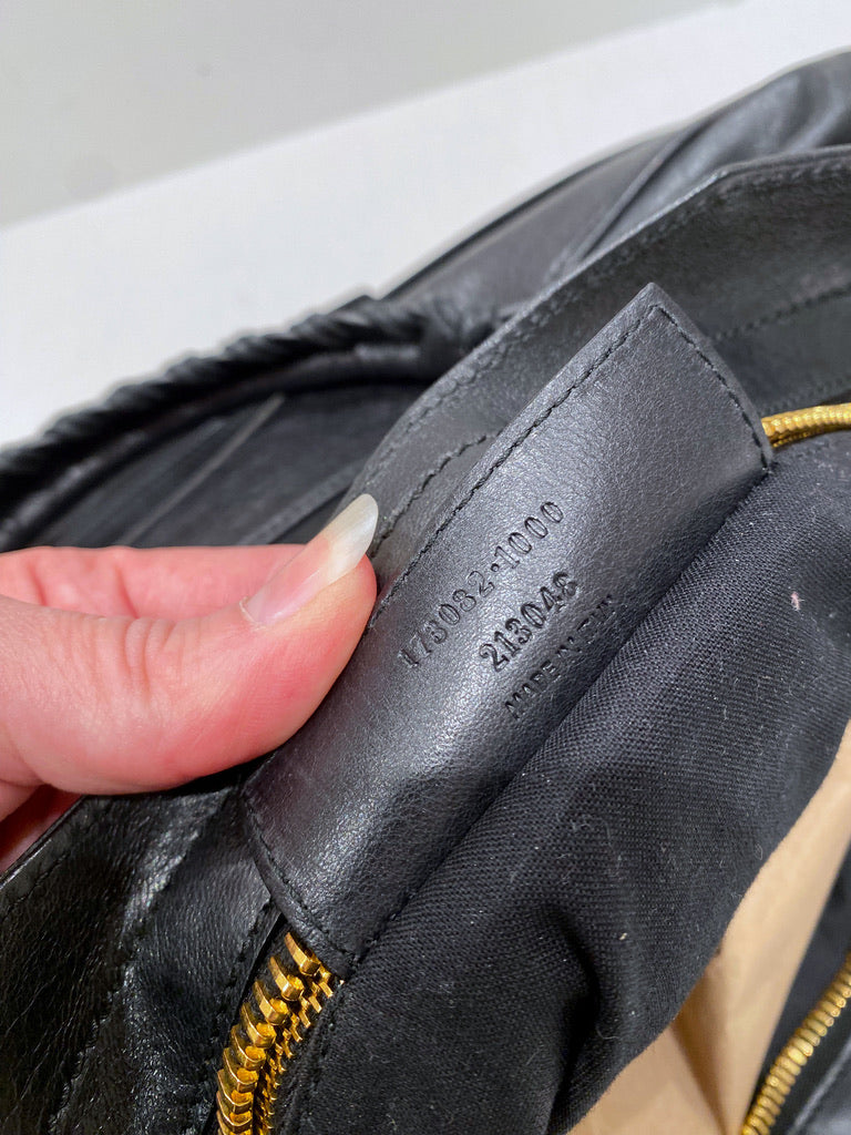 Balenciaga City Taske - Sort Med Guldhardware - (Nypris ca 17.900 kr)