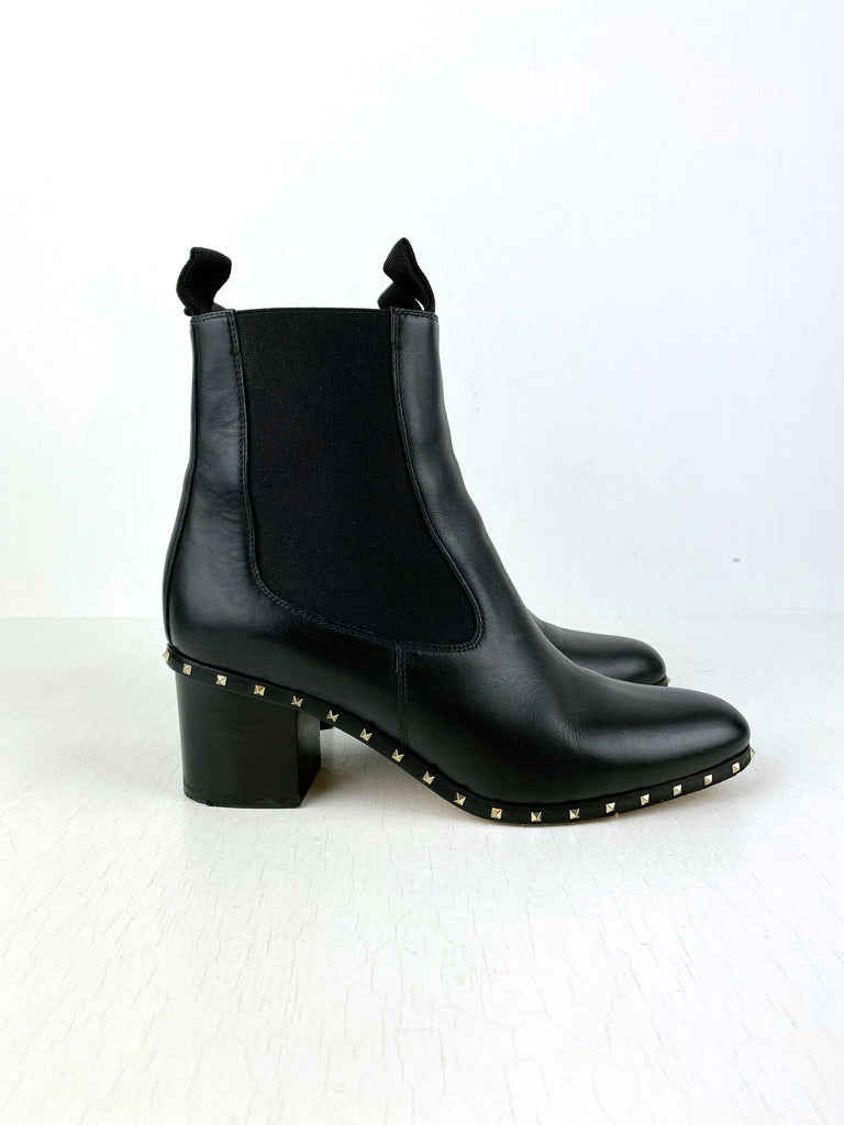 Valentino Støvler sorte - Str 39 - (Nypris 7.500 kr)