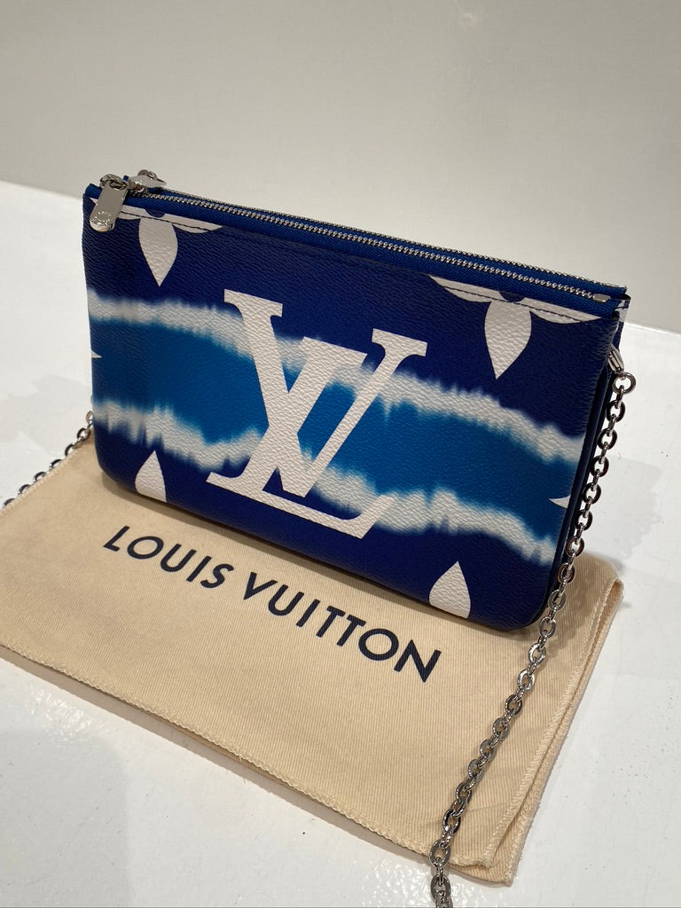 Louis Vuitton Limited Edition - Monogram Giant Escale Double Zip Pochette Taske - Monogram Canvas