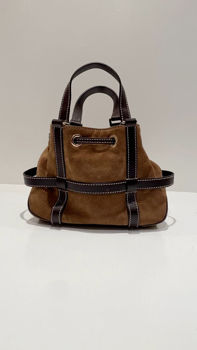 Gucci Håndtaske  i Ruskind