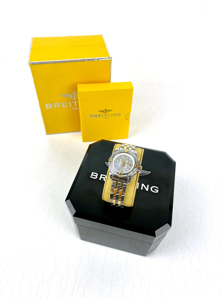 Breitling Cockpit Lady BC Ur - Model B71356 Bemærk Det Er Med Diamanter! - (Nypris ca 68.000 kr)