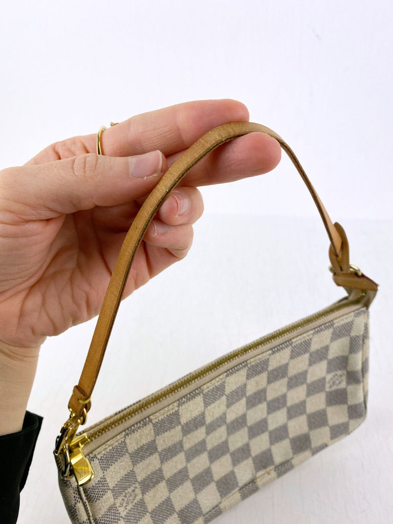 Louis Vuitton Pochette Taske Damier Azur