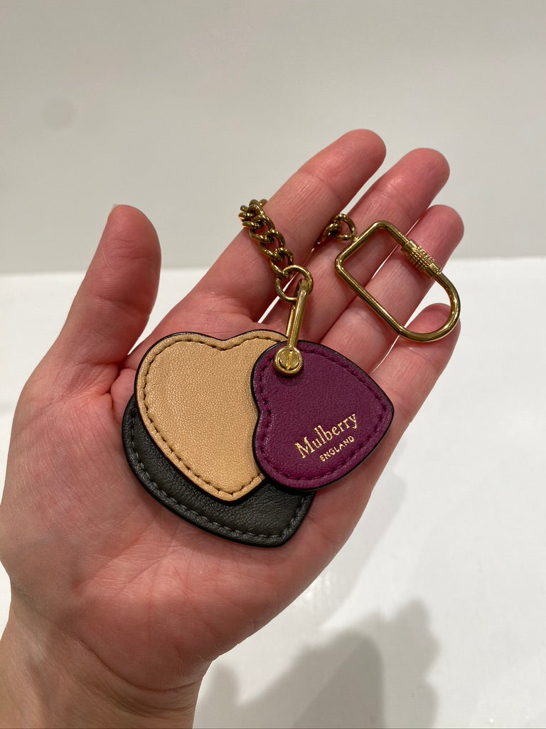 Mulberry Taskesmykke/ Nøglering Flerfarvet Med Hjerte