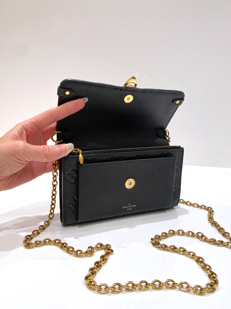Louis Vuitton Vavin Wallet On Chain - Noir