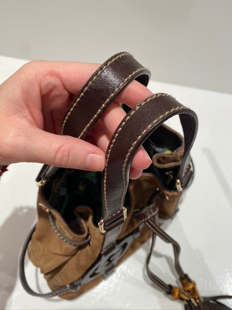 Gucci Håndtaske  i Ruskind