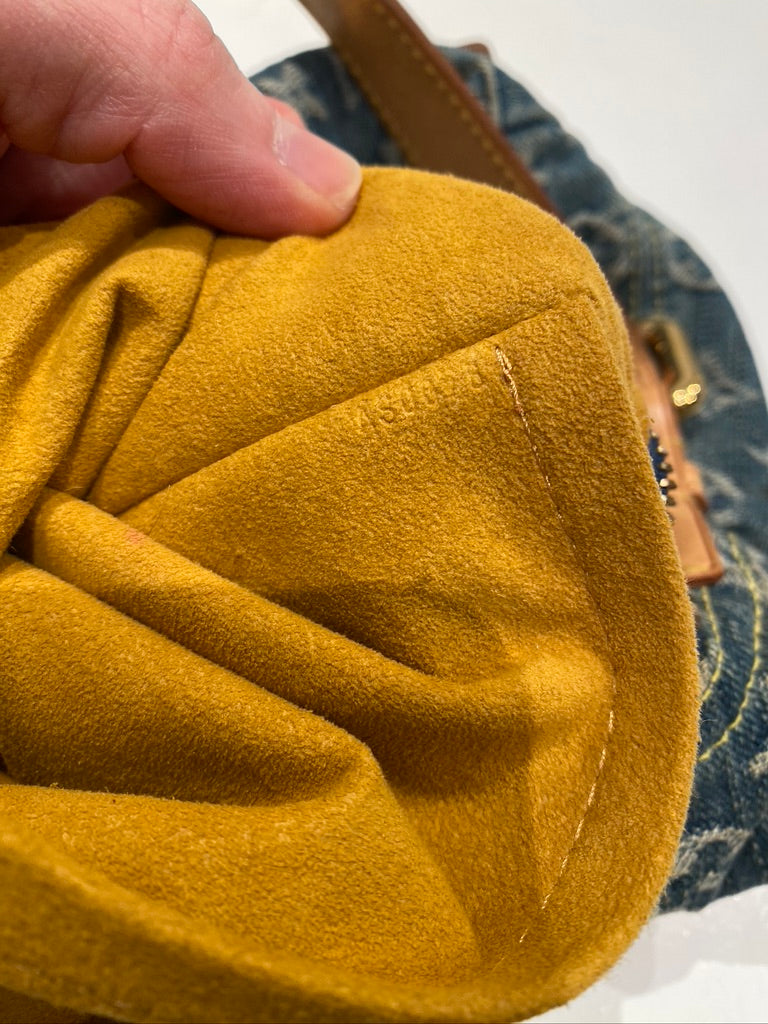 Louis Vuitton Monogram Denim Baggy PM Bag/Taske