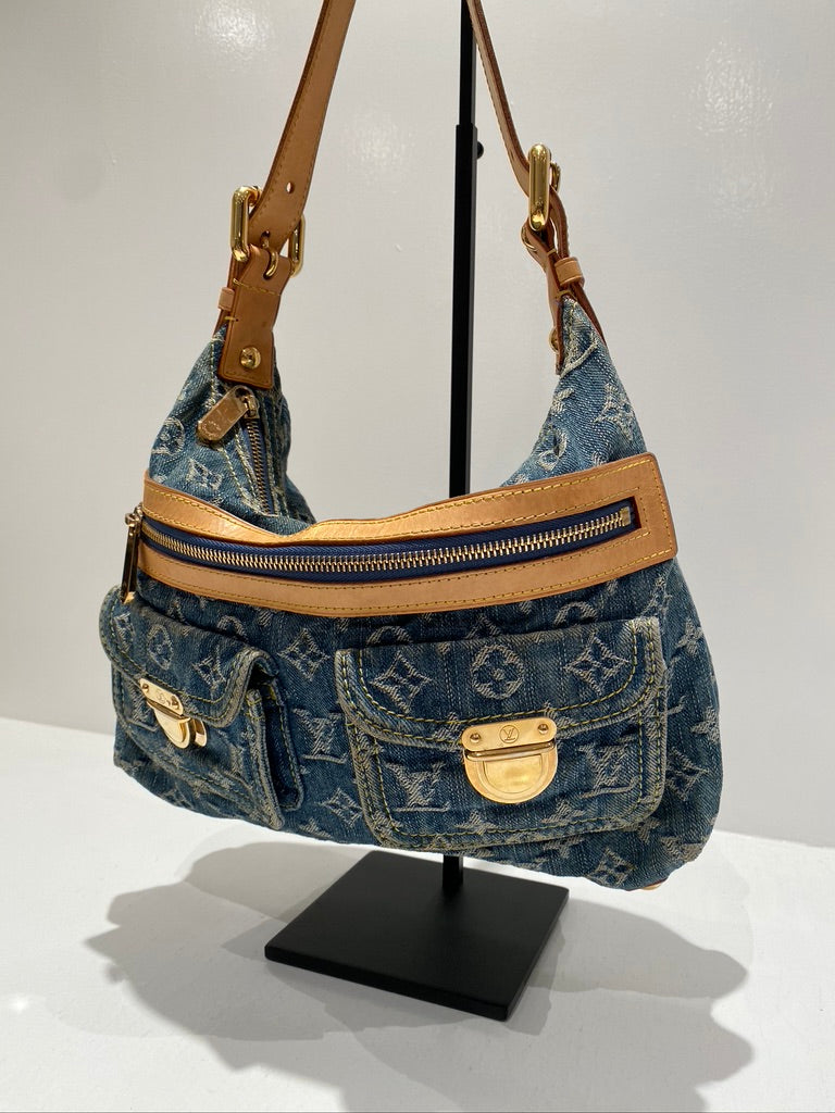 Louis Vuitton Monogram Denim Baggy PM Bag/Taske