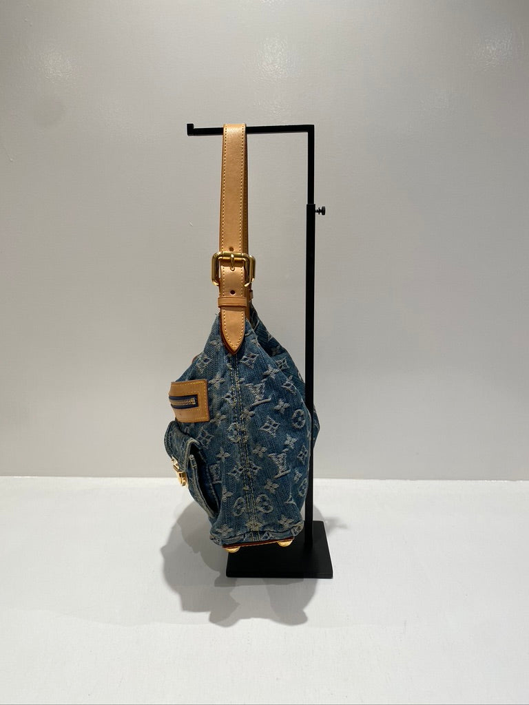 Louis Vuitton Monogram Denim Baggy PM Bag/Taske