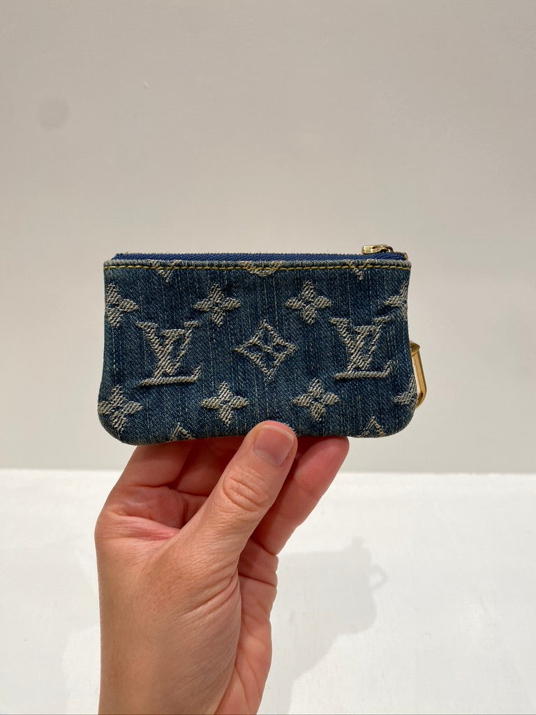 Louis Vuitton Denim Key Pouch