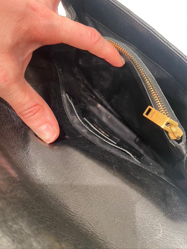 Saint Laurent Medium College Bag - Sort. (Nypris ca 16.000 kr)